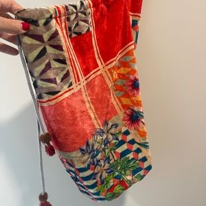 Johnny Was cozy fleece drawstring blanket bag (no blanket included)